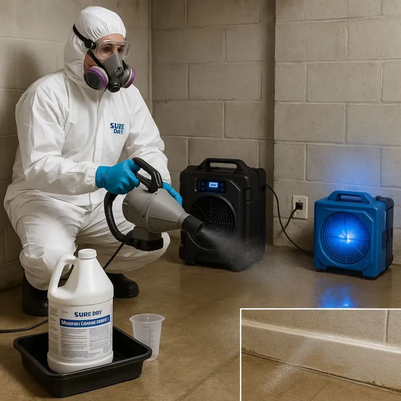 Sanitization and Odor Removal process in Woodward, IA