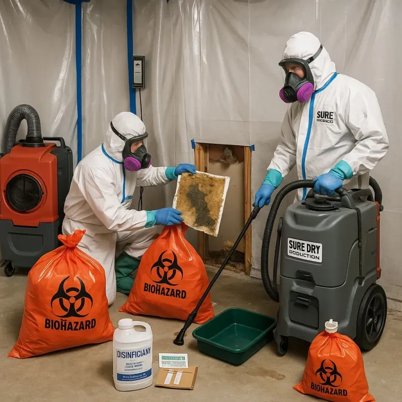 Contaminated Water Handling Protocols process in Woodward, IA